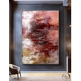 Abstract Wall Art Painting “Ashes of a Rose” Handmade Canvas Home Decor ...