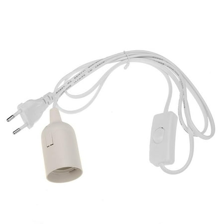 

Aousin E27 Lamp Bases with Switch Wire for Pendant Bulb Hang Light (Lamp Holder-C)