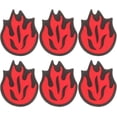 thumbnail image 1 of Yazoeia 6pcs Tennis Racket Vibration Dampener Racket String Shock Absorber Fire Shaped Silicone Racquet Shock Absorbers CJC912-133737, 1 of 9