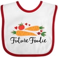 thumbnail image 3 of Inktastic Future Foodie Cute Vegetable Boys or Girls Baby Bib, 3 of 4