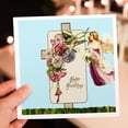 thumbnail image 7 of 3drose, Cross and Angel Easter Greetings, 6 Greeting Cards with Envelopes, 7 of 7