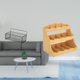 thumbnail image 2 of Organizador De Pared Flotante De Metal, Cesta Y Soporte Para Bolsitas De Té Y Cápsulas De Café, Estante Para Condimentos Para Cocina, Baño, Encimera, Sala De Estar, Soporte De Almacenamiento., 2 of 8