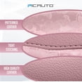 thumbnail image 4 of Steering Wheel Cover, Pink Patterned Leather Patchwork Design, Universal Fit 14.5"–15.5", Anti-Slip, Odor-Free, Soft PU Grain Leather, Durable Grip Car Accessory for Girls & Women, 4 of 8