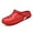 Red, variant on Men Garden Clog Shoes Women Beach Slippers Breathable Shower Footwear Sandals Water Walking Shoes