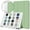 A_Green, variant on iPad 9th 2021 8th 2020 7th 2019 Gen [iPad 9 iPad 8 iPad 7 ] 10.2 Inch A2602 A2270 A2197 MK663LL/A MK673LL/A MYN62LL/A MW6Y2LL/A Clear Back TPU Silicone Back Printed Case Pencil Holder - Marble Green