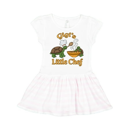 

Inktastic Gigi s Little Chef with Cute Turtles Gift Toddler Girl Dress