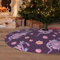 thumbnail image 6 of Rateoe Snake And Flower Print Christmas Tree Skirt 36" for Xmas Holiday New Year Party Circle Tree Mat Ornaments Decoration, 6 of 7