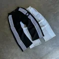 thumbnail image 4 of Pantalones de punto a rayas estilo Harajuku para mujer, pantalón informal de pierna ancha, estilo hip hop, de gran tamaño, estilo Y2k, 4 of 5