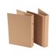 thumbnail image 3 of 2Pcs A5 Refillable Ring Binder,A5 Kraft Paper Binder Tray, 3 of 5