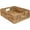 Medium, variant on XIMEI Rectangular Water Hyacinth Storage Basket, Wicker Storage for Shelves, Square Shallow Woven Drawer Basket with Handle, 13"L x 10.6"W x 4.5"H