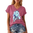 thumbnail image 3 of Dolly Memorial T-Shirt, Parton Country Music Tee Graphic Casual Short Sleeved T Shirt Lightweight T-Shirt Women Round Neck Everyday Wear Soft Breathable Modern, 3 of 5