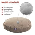 thumbnail image 2 of Majestic Pet | Villa Velvet Round Pet Bed For Dogs, Removable Cover, Pearl, Large, 2 of 5