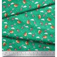 thumbnail image 3 of Soimoi Polyester Crepe Fabric Dot,Cloud & Bird Cartoon Print Fabric by The Yard 52 Inch Wide, 3 of 3