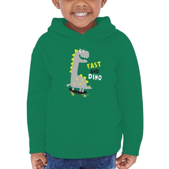 Cool Fast And Dino Skate Art Hoodie Toddler -Image by Shutterstock,  5 Toddler
