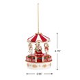 thumbnail image 3 of Mr. Christmas, Mini Carnival Music Box - Carousel with White Base, 3 of 3