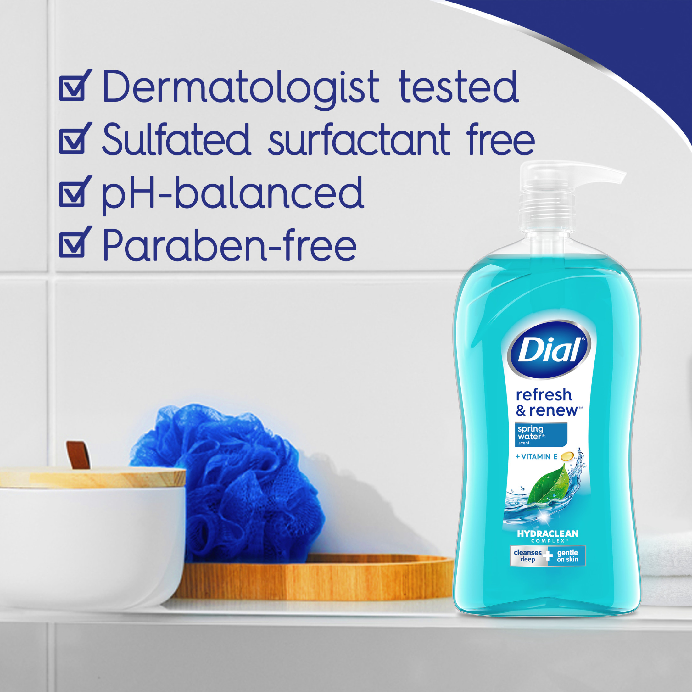Dial Spring Water Body Wash Refresh & Renew photo 3