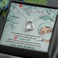 thumbnail image 2 of Doctor Wife Healthcare Medical Worker Nurse Appreciation Forever Necklace w Message Card, 2 of 20