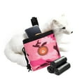 thumbnail image 1 of Bolsa para perro, cachorro, para caminar, comida, snacks, entrenamiento, cintura, almacenamiento, bolsillos, camuflaje rosa, 1 of 10