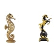 thumbnail image 1 of Escultura De Resina De Caballo Dorado, Figura Decorativa Moderna De Mesa, Adorno De Animal Para Oficina, Dormitorio, Sala De Estar, Chimenea, Centro De Mesa, Colección, 1 of 8