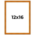 thumbnail image 2 of 12x16 Honey Brown Real Wood Picture Frame Width 0.75 inches | Interior Frame Depth 0.5 inches |, 2 of 8