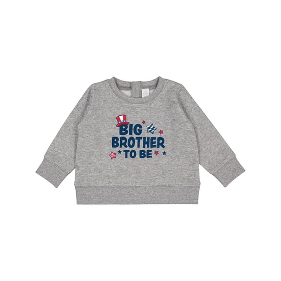 Inktastic Big Brother to Be with Stars Baby Sweatshirt