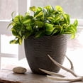 thumbnail image 2 of HC Companies ANP17500 17.5 Inch Aspen Indoor Outdoor Round Planter Pot, Charcoal, 2 of 3