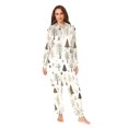 thumbnail image 2 of FORMRS Onesies Pajama for Adults Unisex Hoodie Winter Jumpsuit One Piece Sleepwear, Sizes S-2XL, Winter Forest, 2 of 7