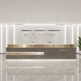 thumbnail image 4 of Check Out Reception Desk Counte Supermarket Barbershop Stainless Steel Reception Desk Modern Recepcion Mostrador Bar Furniture My Lux Decor Round, 4 of 7