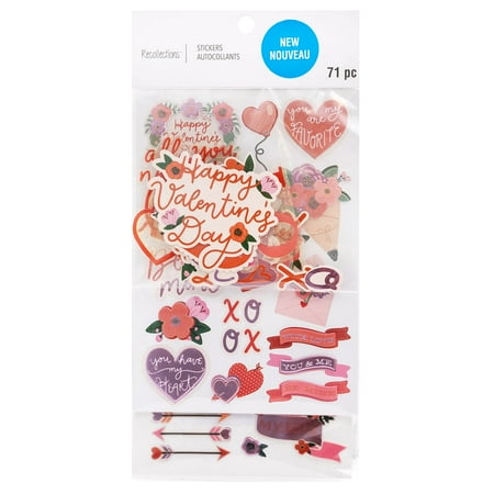 UPC: 0195158503067 | Valentine s Day Holiday Stickers by Recollections™