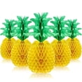 thumbnail image 1 of 5 toallas de papel con forma de panal de piña para colgar en la mesa de fiesta de cumpleaños, 1 of 5