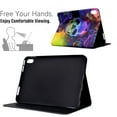 thumbnail image 2 of ELEHOLD Flip Leather Case for iPad 10th Generation 10.9" (2022) with Printed Pattern Card Slots Anti-Slip Strip Auto Wake/Sleep Kickstand Function Shockproof Folding Case,Skull, 2 of 6