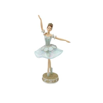 10.25" Blue Ballerina Princess Tabletop Décor by Ashland® - Holiay and Christmas Home Decor