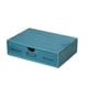 thumbnail image 5 of Monstrate Caja de almacenamiento de cómoda y eficiente para artículos esenciales de escritorio, almacenamiento en cajones de amplia una capa azul 2Conjunto, 5 of 6
