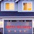 thumbnail image 2 of VictoryStore Happy Holidays Garage Door Magnet Set, Indoor or Outdoor Christmas Magnets 18 Pieces, 19718, 2 of 6