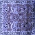 thumbnail image 1 of Ahgly Company Indoor Square Oriental Blue Industrial Area Rugs, 8' Square, 1 of 4