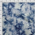 thumbnail image 4 of oneOone Polyester Spandex Blue Fabric Asian Tie & Dye Craft Projects Decor Fabric Printed By The Yard 56 Inch Wide, 4 of 4