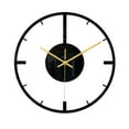 thumbnail image 1 of Wall Clock 3D Silent Non Ticking Clock DIY Acrylic Wall Round Black Clock, 1 of 7