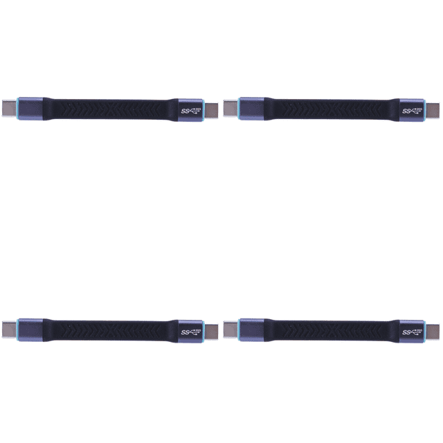 Gen 2 20Gpbs 20V 5A USB C Del Cable Datos 100W 3.2 para Mecanografiar El Cordón Corto