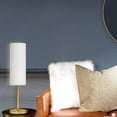 thumbnail image 5 of 83205-AGB-WH-Dainolite-Paza - 1 Light Table Lamp In Modern Style-18 Inches Tall and 5 Inches Wide-Aged Brass Finish, 5 of 7
