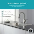 thumbnail image 6 of KRAUS 25 Inch Topmount Single Bowl 18 Gauge Stainless Steel Kitchen Sink with NoiseDefend Soundproofing, 6 of 7