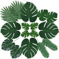 thumbnail image 1 of Juego de 60 hojas tropicales simuladas para decoración hawaiana del hogar., 1 of 8