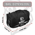 thumbnail image 2 of Beastpowergear Gym Duffle Bag- Workout, Boxing, MMA, Sports Bag with Shoes Compartment and Adjustable Shoulder Strap for Men and Women., 2 of 5