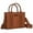 Natural-Brown, variant on Wrangler Medium Tote Bag for Women Designer Satchel Handbags Top-handle Purses with Strap, Crocodile-Black
