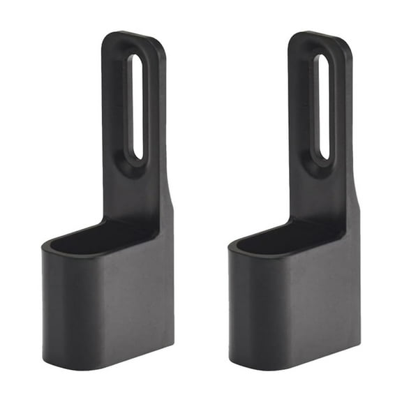 2PCS Garage Door Sensors Protector Black Sensors Covers Plastic Texture for Improved Safety and Maintenance