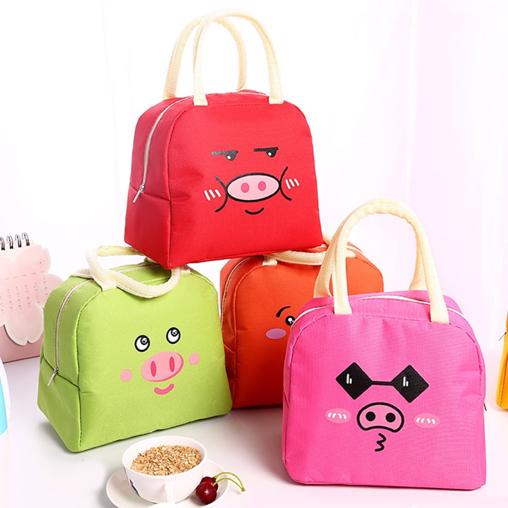 Details about   Fashion Box Insulated Men Women Adult Bento Picnic Totes Lunch Bag Portable New