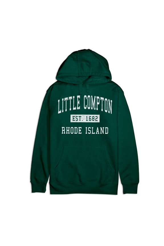 Little Compton Rhode Island Classic Established Premium Cotton Hoodie