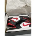 thumbnail image 2 of Ni - ke NEW Air Jordan 1 Mid Shoes "Bred Toe" Black Fire Red White Men's 11 554724-079, 2 of 5