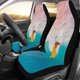 thumbnail image 1 of Juego de 2 fundas para asientos de coche ABPHQTO Surfer A Yellow Surfboard The Ocean A Sunny Day Universal, 1 of 3