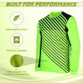 thumbnail image 2 of Camiseta de portero de fútbol Vizari Arroyo para niños, color verde y negro, 2 of 6