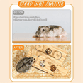 thumbnail image 4 of Juguetes de búsqueda de alimentos para conejillos de indias 6 en 1, juguetes de madera para conejillos de indias, juguetes educativos interactivos para esconder golosinas para animales pequeños, 4 of 7